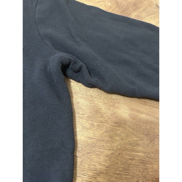 Mens National Safety Apparel Flame Resistant FR Black Sweatshirt Heavyweight Med - Picture 3 of 6